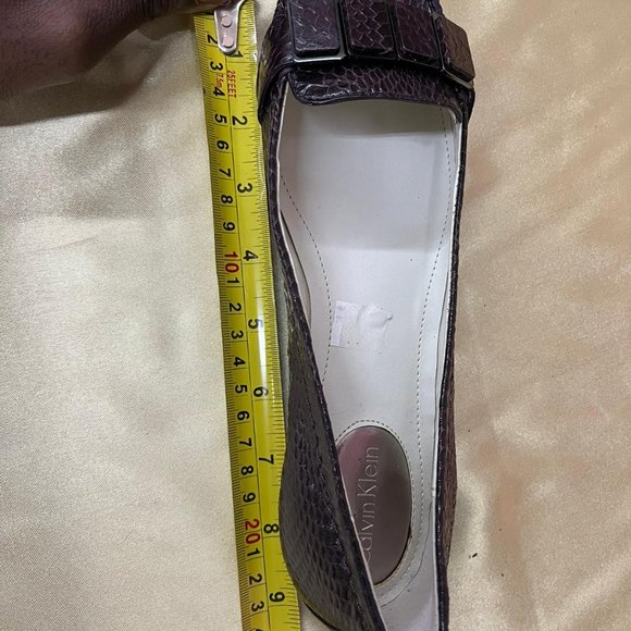 NWB DMG Calvin Klein Pazi Snake Shoes Sz 065M - Picture 8 of 9